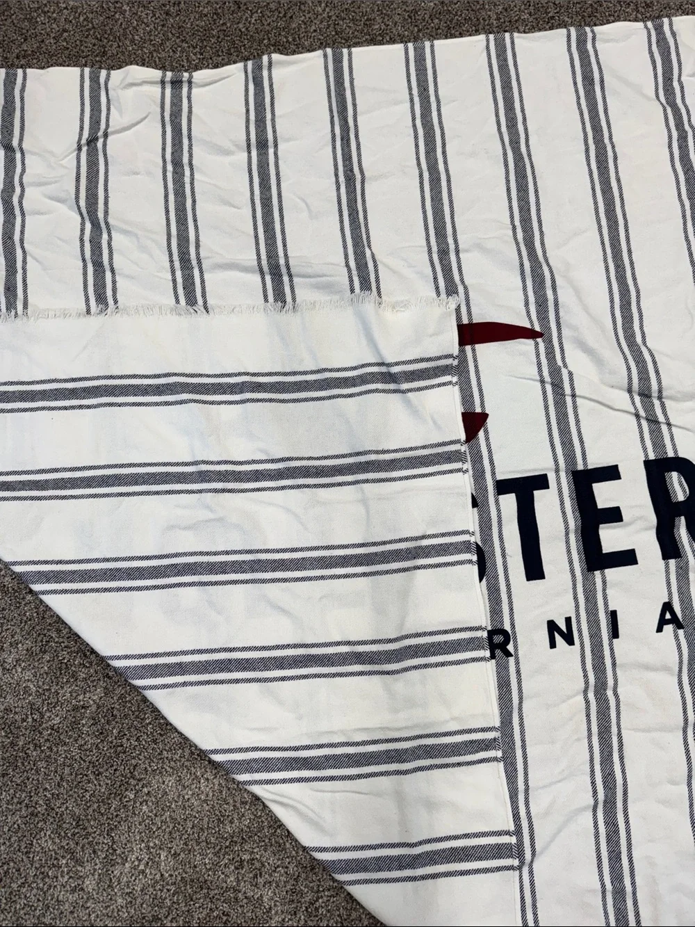 Hollister Striped Beach Blanket